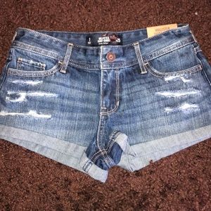 Hollister jean shorts